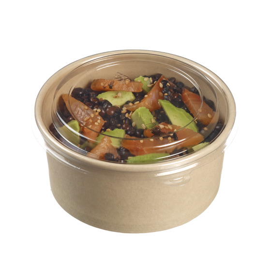 Insalatiera tonda in fibra di bambù da 360 ml