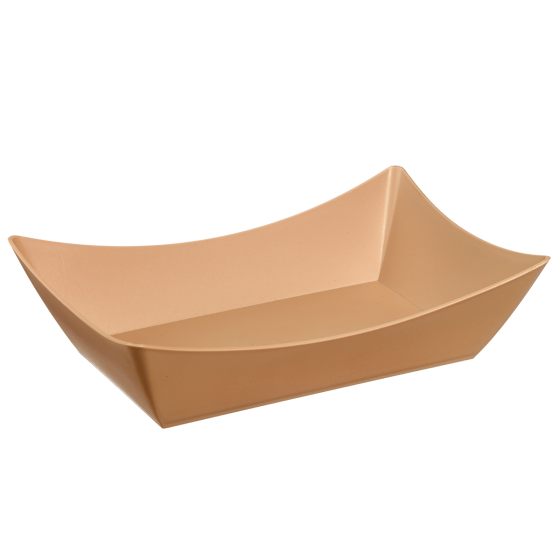 Vaschetta Snacking LOOP in PP beige scuro 1.000 ml