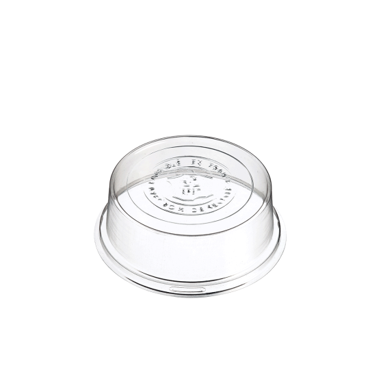 Coperchio per piatto Ninfea in RPET Ø 100 mm