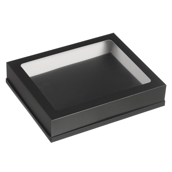 Coperchio nero con finestra per vassoio Fenix 1/2 GN