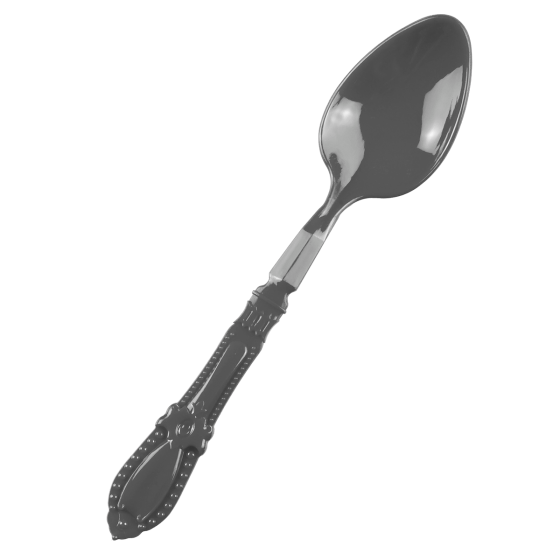 Mini cucchiaio Baroque grigio PS - 12 pacchi da 25