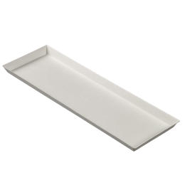 Assiette Quartz pulpe de canne 335x110 mm