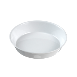 Assiette ronde Ninfea PP blanc Ø100 mm