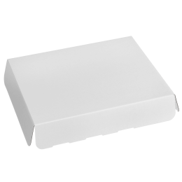 Couvercle pour plateau Ecokraft blanc brillant 367x297x30 mm