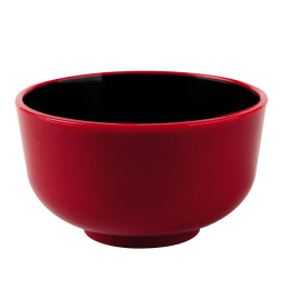 Mini-ciotola Thai bordeaux e nera da 30 ml