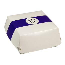 Boîte burger Billard 170x170x80 mm