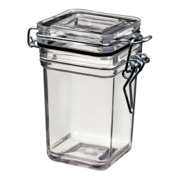 Pot Tradition carré avec couvercle à charnière 110 ml