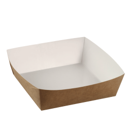 Barquette salade carton avec lamination 900 ml