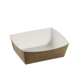Barquette salade carton avec lamination 500 ml
