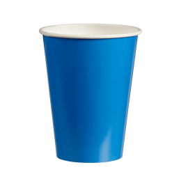 Gobelet carton bleu 276 ml
