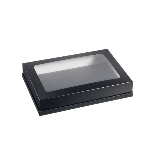 Coperchio nero con finestra per vassoio Fenix Atlas 1/2