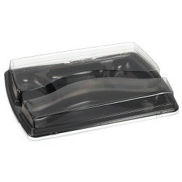 Vassoio Basic con 4 scomparti e coperchio