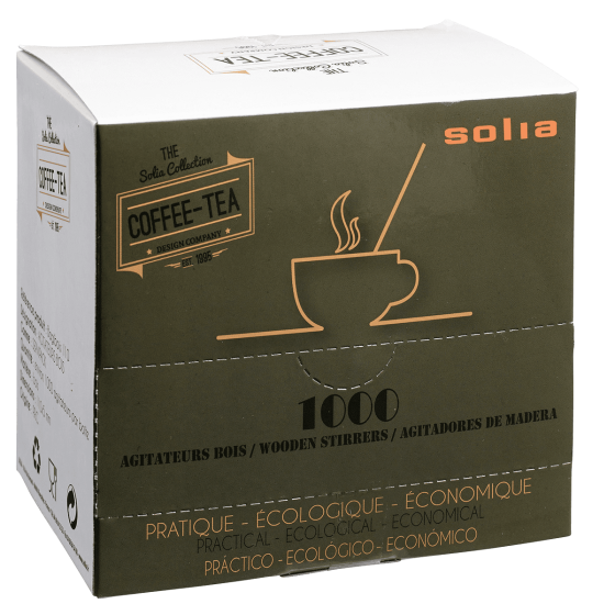 Bar spoon in legno in scatola dispenser da 110 mm