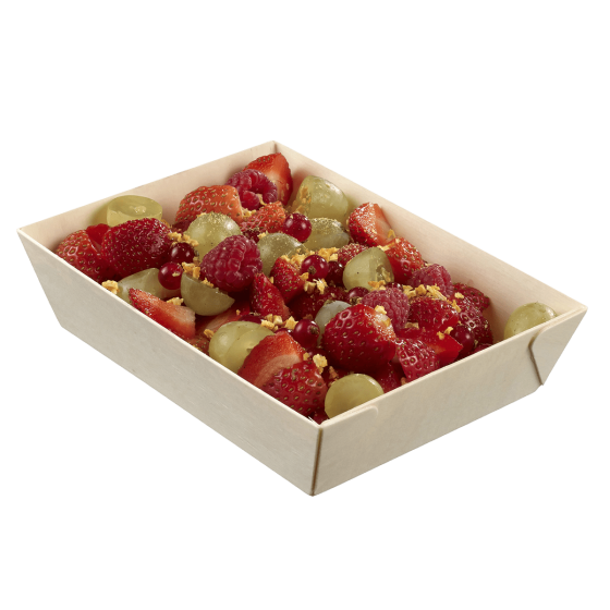 Vaschetta in legno laminate e coperchio da 1.000 ml