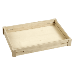 Vassoio in legno da 346 x 237 x 46 mm