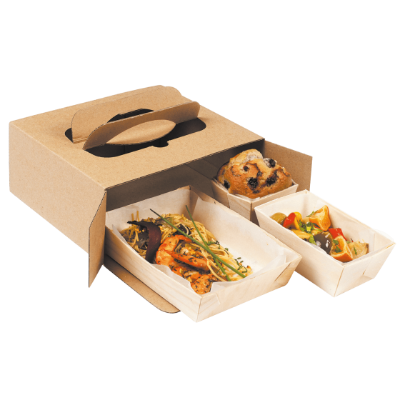 Scatola Lunch Box da 220 x 200 x 90 mm