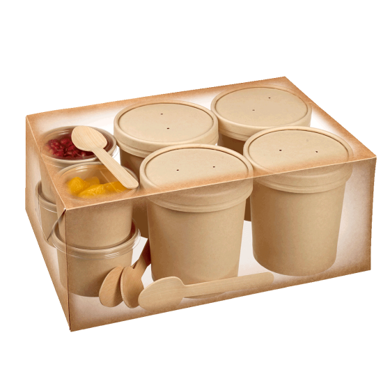 Scatola Postal Lunch da 260 x 205 x 113 mm