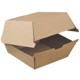 Scatola per hamburger Ecokraft da 170x170x80 mm