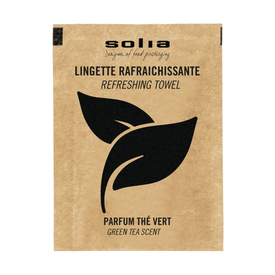 Salvietta rinfrescante al tè verde