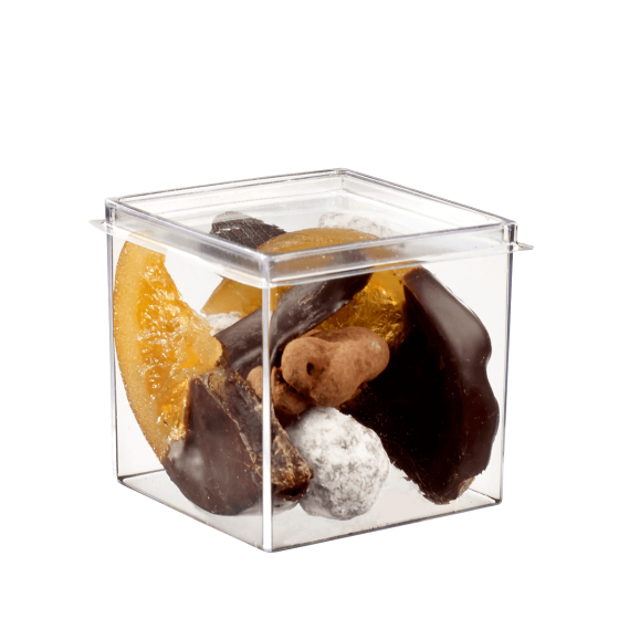 Couvercle PET pour verrine Cub' 70 ml