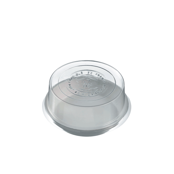 Coperchio per piatto Ninfea in RPET Ø 100 mm