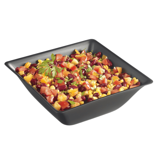 Insalatiera Fluid' in PP nero da 2.500 ml