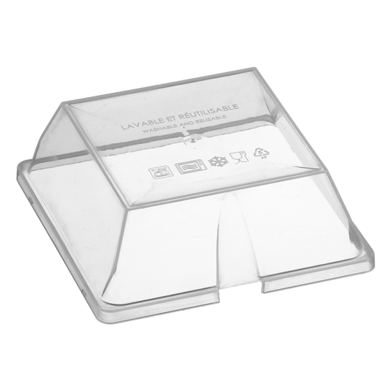 Coperchio per piatto Fluid' PP 250x250 mm