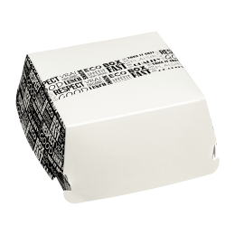 Scatola per hamburger District 170x170x80 mm