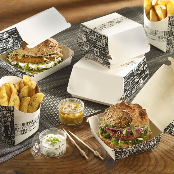 Vaschetta per patatine fritte District da 135 x 85 x 160 mm