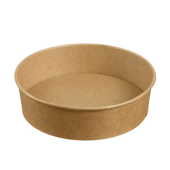 Insalatiera tonda Ecokraft2 con coperchio da 1.070 ml