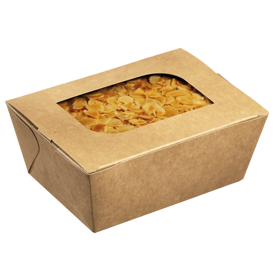 Barquette snacking avec fenêtre 500 ml