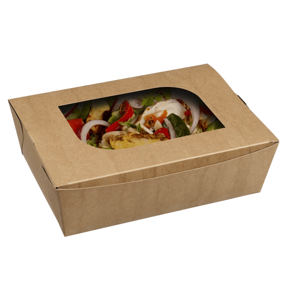 Vaschetta per snack con finestrella da 1.000 ml