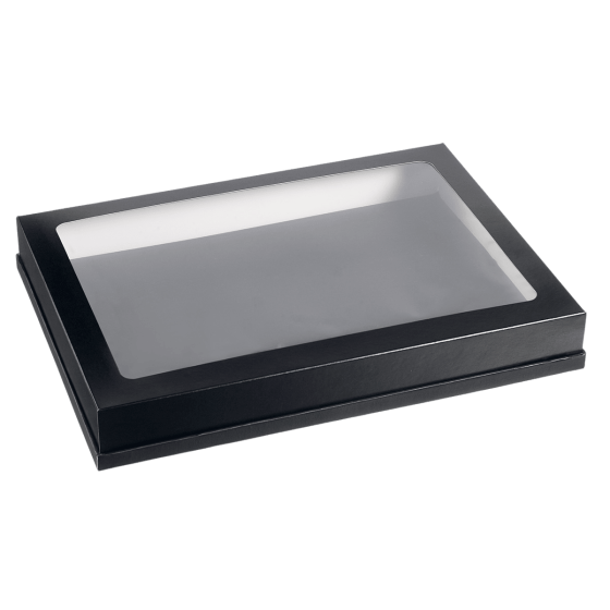 Plateau Fenix noir mat laminé 380x275 mm (Atlas 1/1)