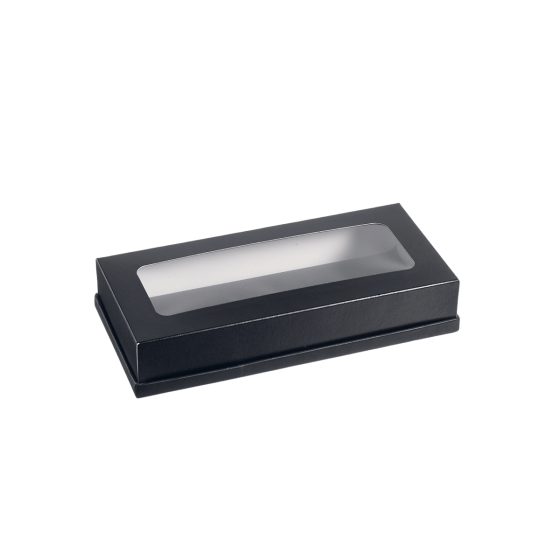 Couvercle noir avec fenêtre pour plateau Fenix Atlas 1/3