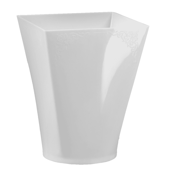 Vasetto Gustav bianco PS 150 ml - 6 pacchi da 4