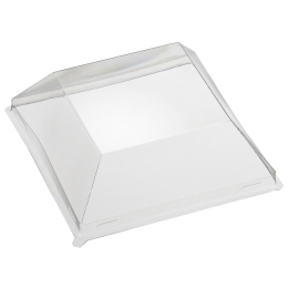 Couvercle PET pour assiette Fluid 110x110 mm