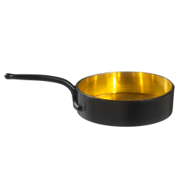Padellina Eskoffié nero/oro da 25 ml