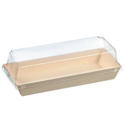 Vaschetta in legno laminato e coperchio da 400 ml