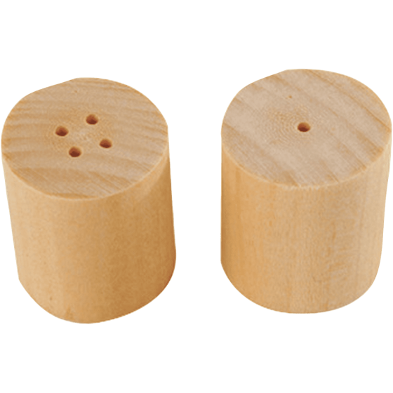 Kit saliera e pepiera in bambù