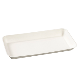 Assiette Kanopée pulpe de canne avec lamination 200x100 mm