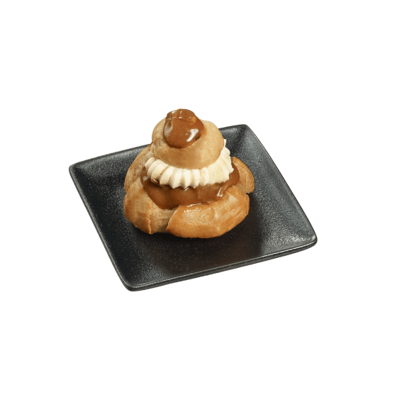 Piatto Sandy in ceramica nera da 110x110x15 mm