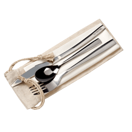 Sacchetto portaposate in lino