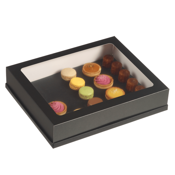 Plateau Fenix noir mat 325x265 mm (1/2 GN)