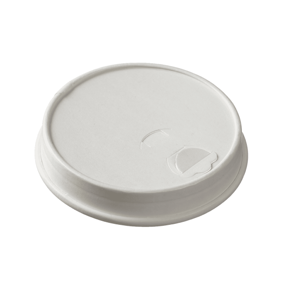 Coperchio di carta con apertura per bere per bicchiere 280ml