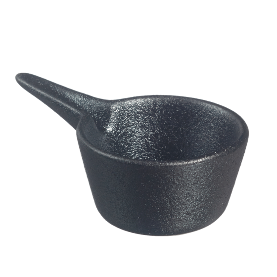 Pentolone Eskoffié Sandy in ceramica nera da 40 ml