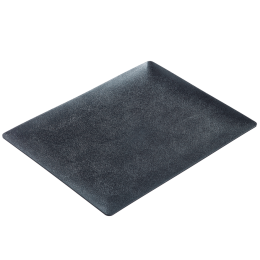 Plateau Fluid' PP noir texturé 390x290 mm