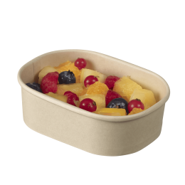 Barquette Lingot fibre de bambou 160 ml