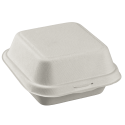 Boîte burger pulpe de canne 150x150x42 mm