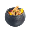 Ciotolina Sph'air Sandy in ceramica nera da 64 ml