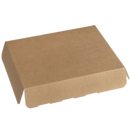 Couvercle pour plateau-repas Ecokraft kraft 355x288x68 mm